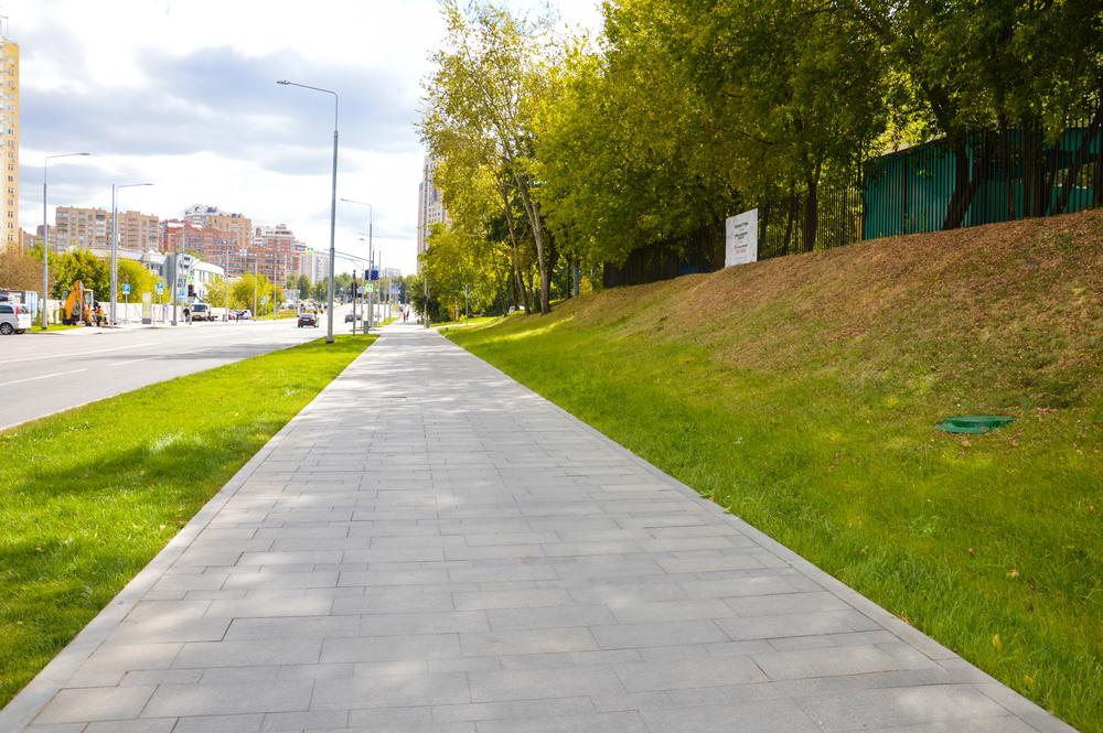Проект улица Удальцова, пандусы и гранитные плиты